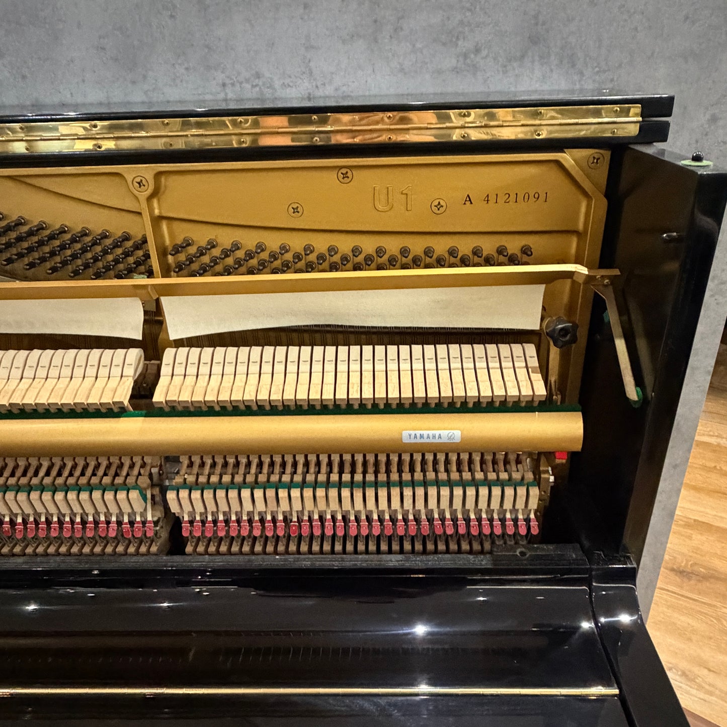 Yamaha U1 Upright Piano in Polished Ebony: Serial No A4121091 | Second Hand