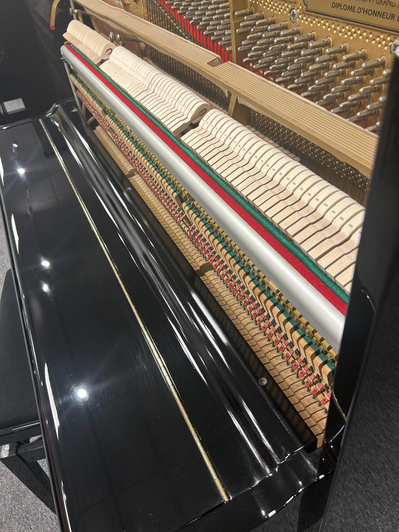 Second Hand Petrof 125 III Upright Piano; Polished Ebony Serial No: 566592