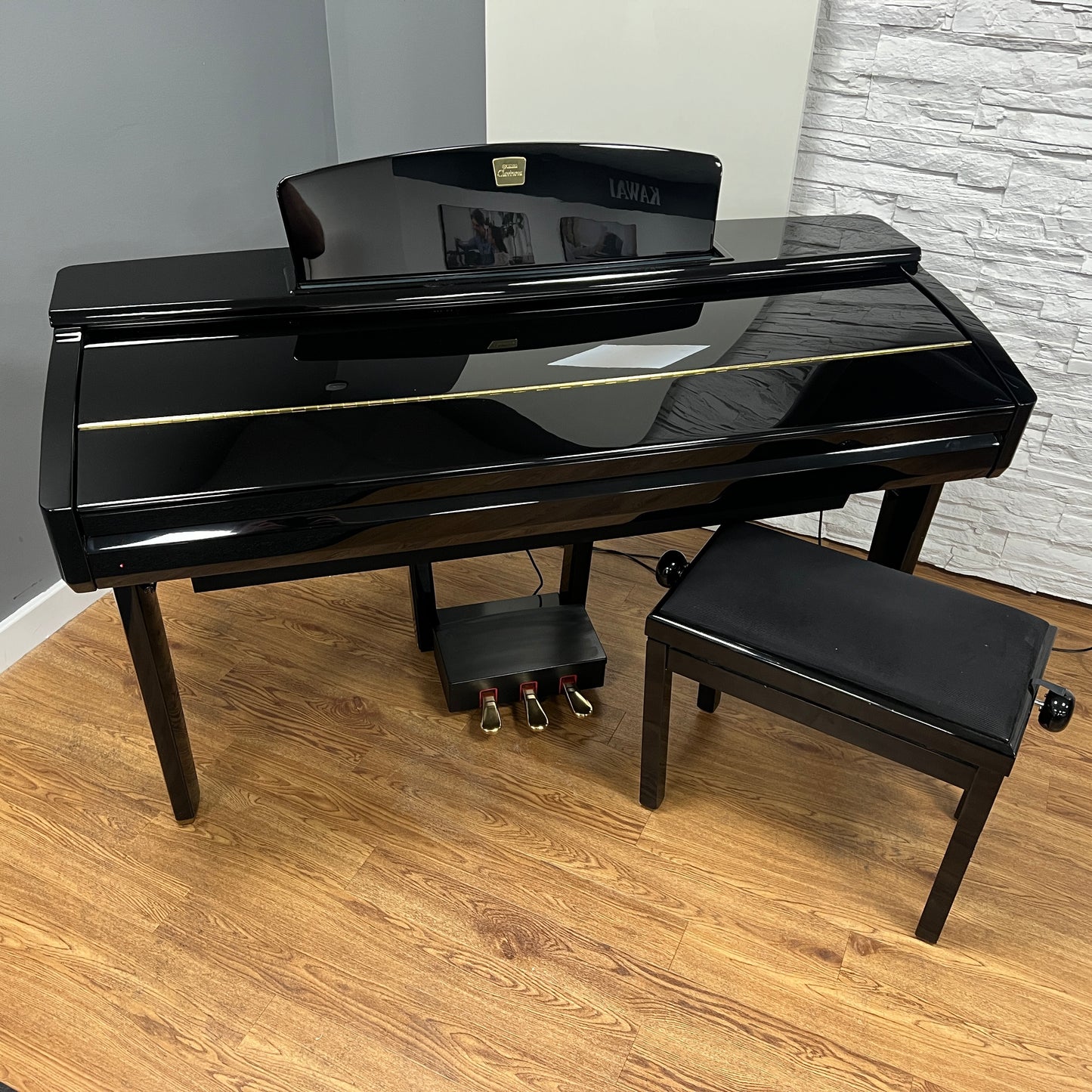 Yamaha CVP405PE Digital Piano With Matching Stool; Serial No: GBRCNY01018 | Second Hand
