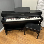 Yamaha CLP735B Digital Piano With Matching Stool; Serial No: BCCM01026 | Second Hand