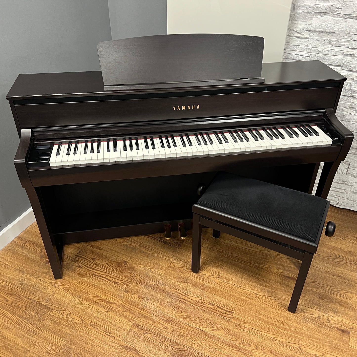 Yamaha CLP775R Digital Piano With Matching Stool; Serial No: BCAK01022 | Second Hand