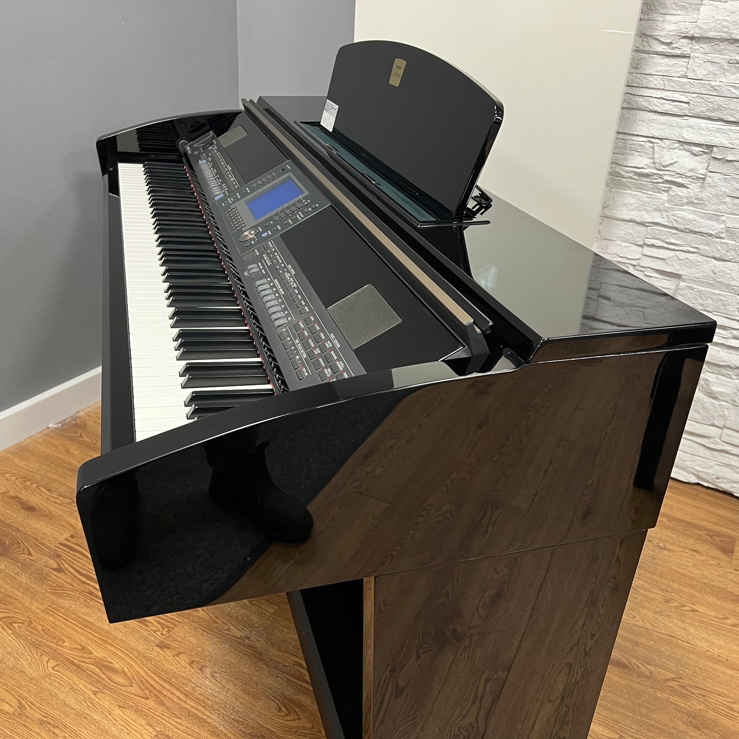 Yamaha CVP403 Polished Ebony Digital Piano With Matching Stool; Serial No: GBRCNZ01023 | Second Hand