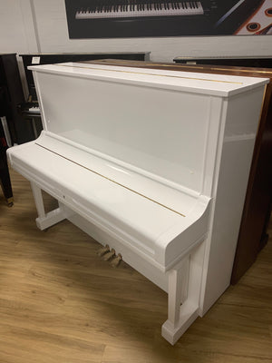 RECONDITIONED AS NEW Yamaha U3 Upright Piano in Polished White Serial No: H2014424