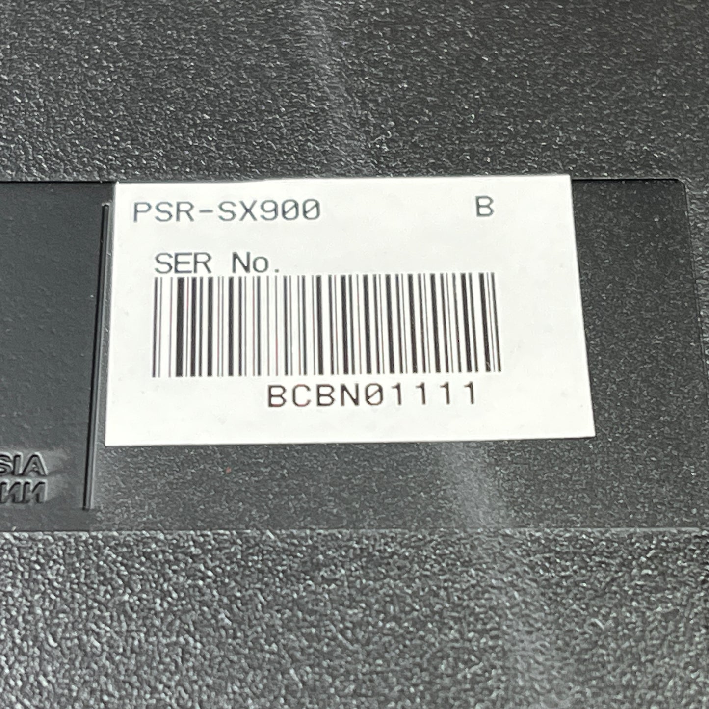 Yamaha PSR-SX900 Keyboard; Serial No:BCBN01111 | Second Hand