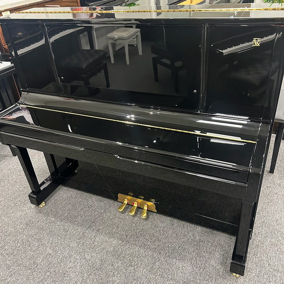 Venables & Sons V125 Upright Piano in Polished Ebony; Serial No: V18120 | Second Hand