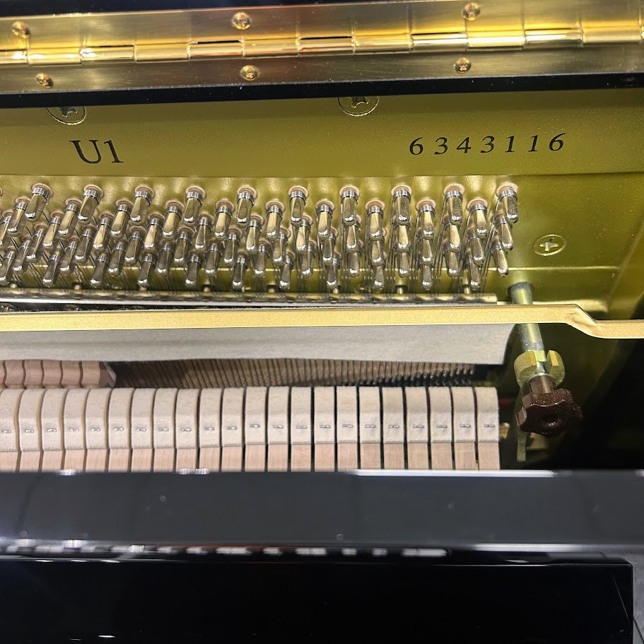Yamaha U1 Upright Piano in Polished Ebony; Serial No: 6343116 | Second Hand