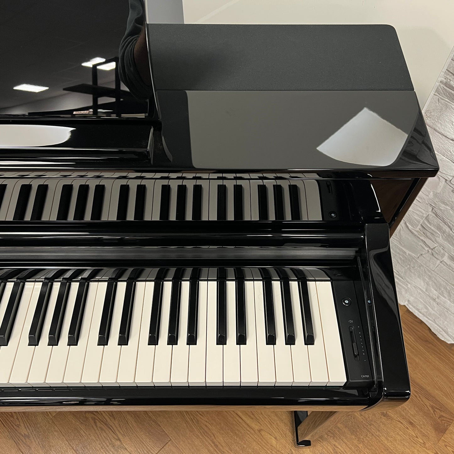 Kawai CA701 Polished Ebony Digital Piano With Matching Stool Serial No: G886280 | Second Hand