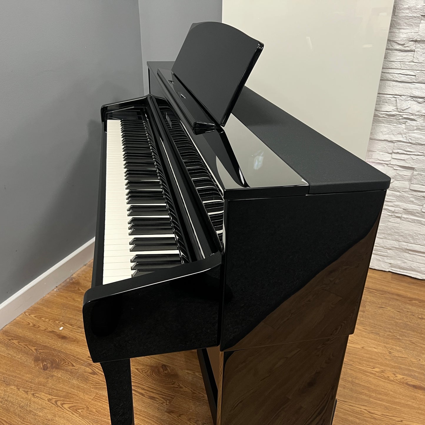 Kawai CA701 Polished Ebony Digital Piano With Matching Stool Serial No: G886280 | Second Hand