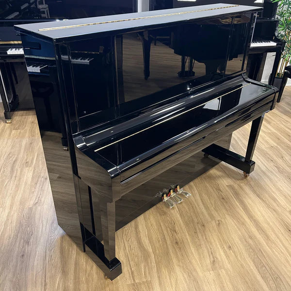 Kawai BS2N Upright Piano oin Polished Black Serial No: 2130158 | RECONDITIONED AS NEW