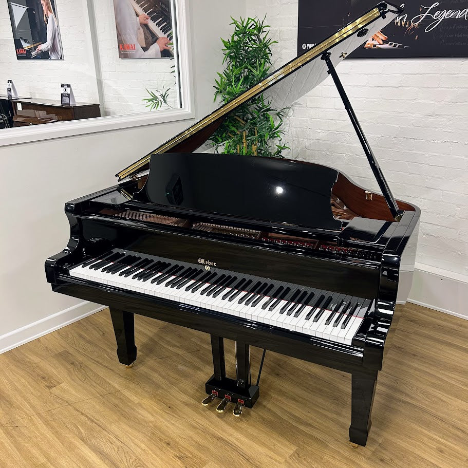 Weber W150 Grand Piano in Polished Ebony: Serial No: TG0024577 | Second Hand