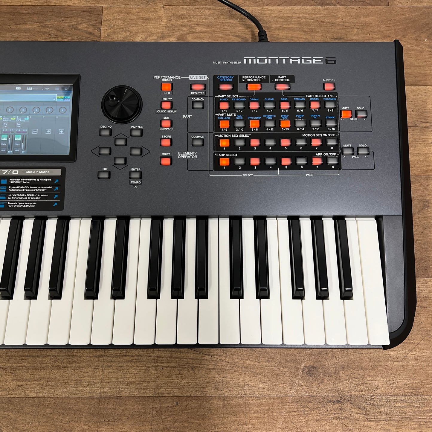 Yamaha Montage 6 Synthesizer Serial No: BAWN01005 | Second Hand
