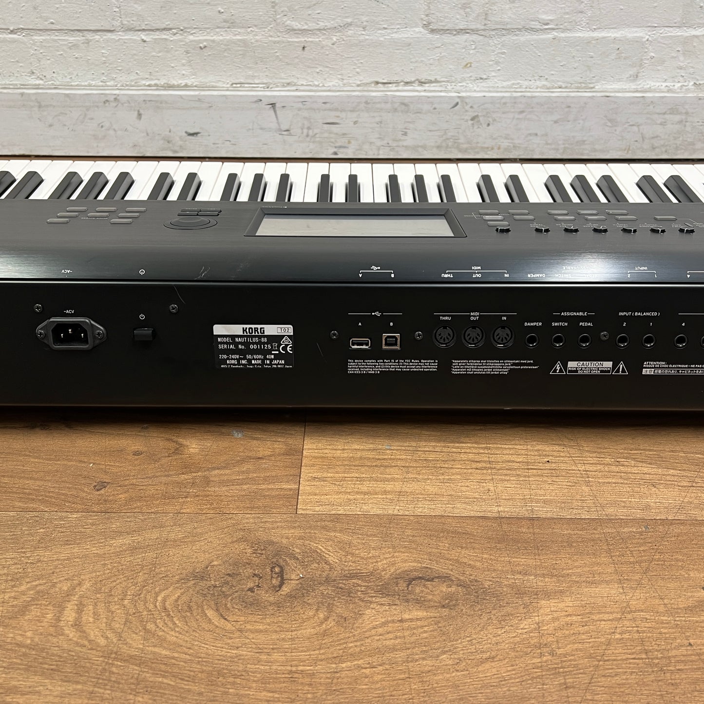 Korg Nautilus 88 Music Workstation Keyboard Serial No: 1125 | Second Hand