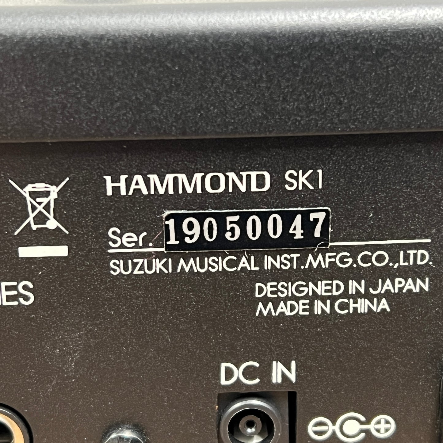 Hammond SK1 61 Stage Keyboard Serial No: 19050047 | Second Hand