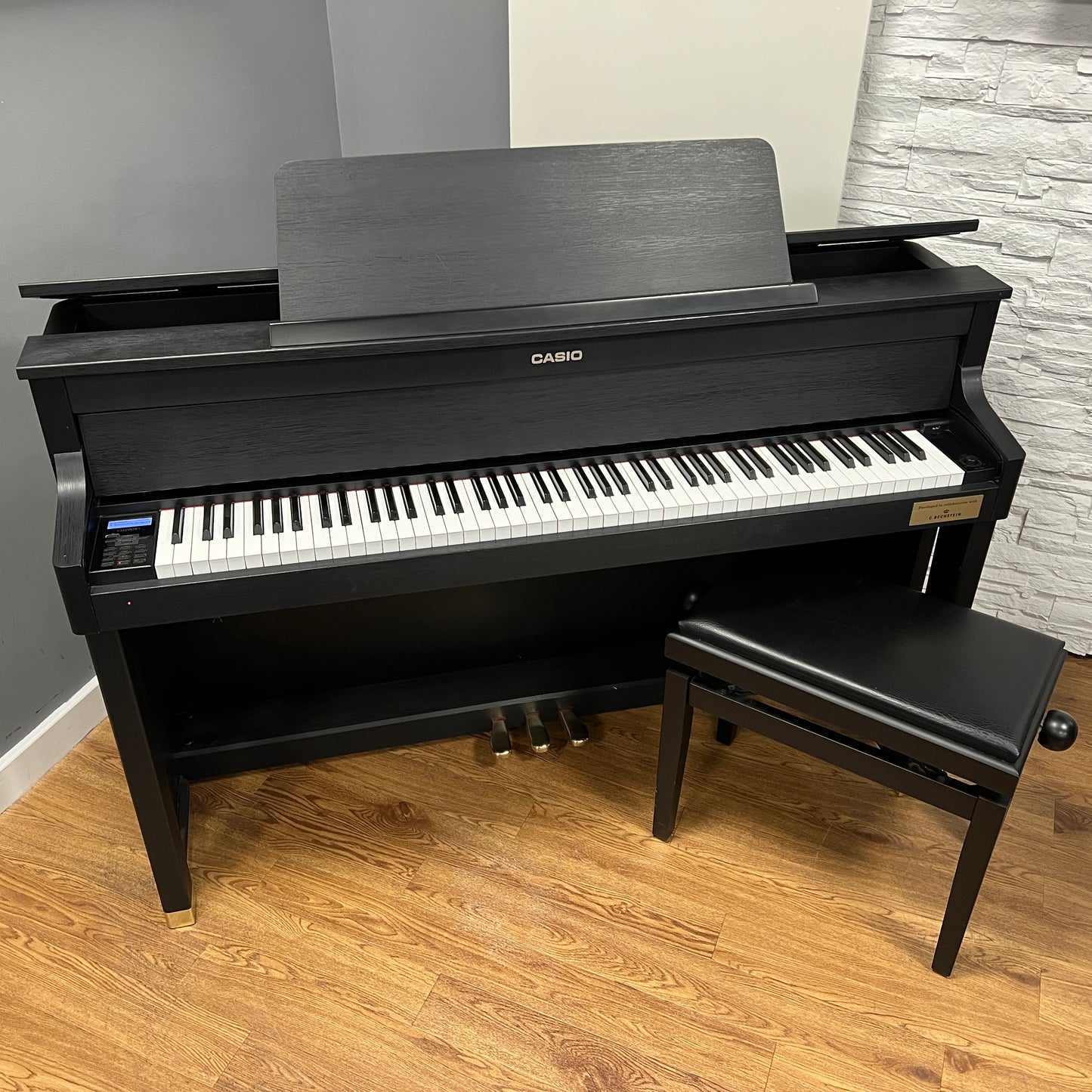Casio GP400BK Digital Piano With Matching Stool; Ser No:939ADC588001672 | Second Hand