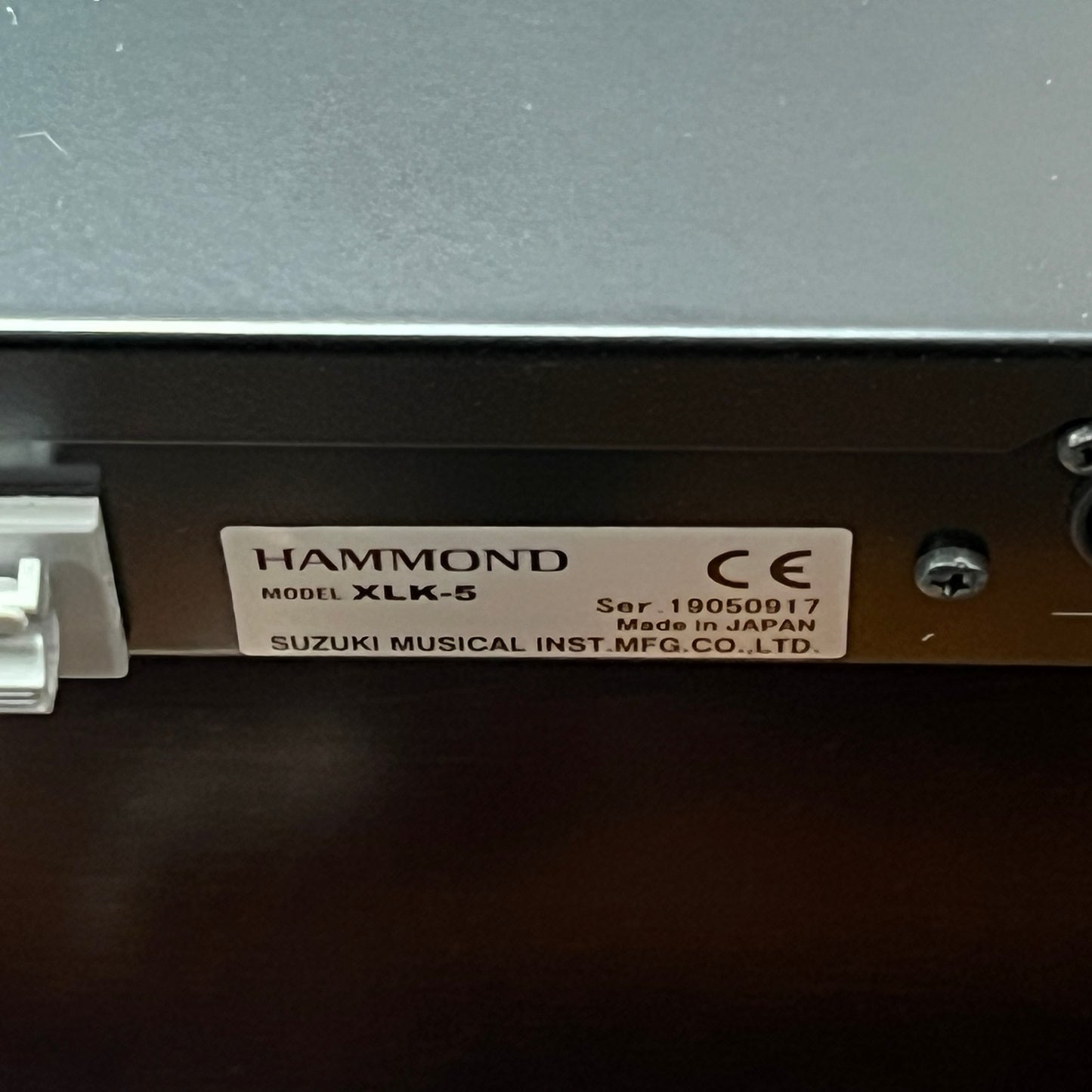 Hammond XLK5 Classic Lower Manual Cabinet & Music Desk for XK5; Serial No: 19050917 | Second Hand