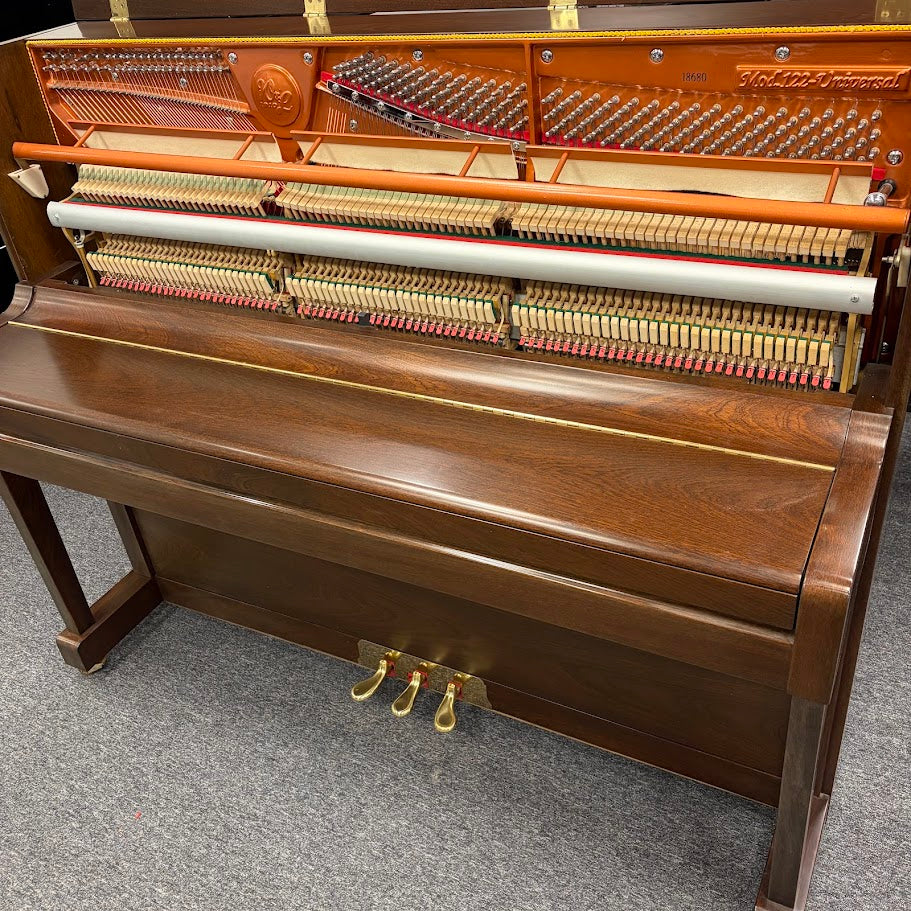 Wendl & Lung 122 Upright Piano in Satin Walnut: Serial No: 18680 | Second Hand