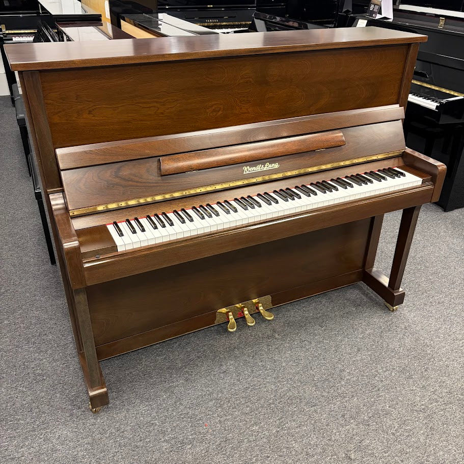 Wendl & Lung 122 Upright Piano in Satin Walnut: Serial No: 18680 | Second Hand