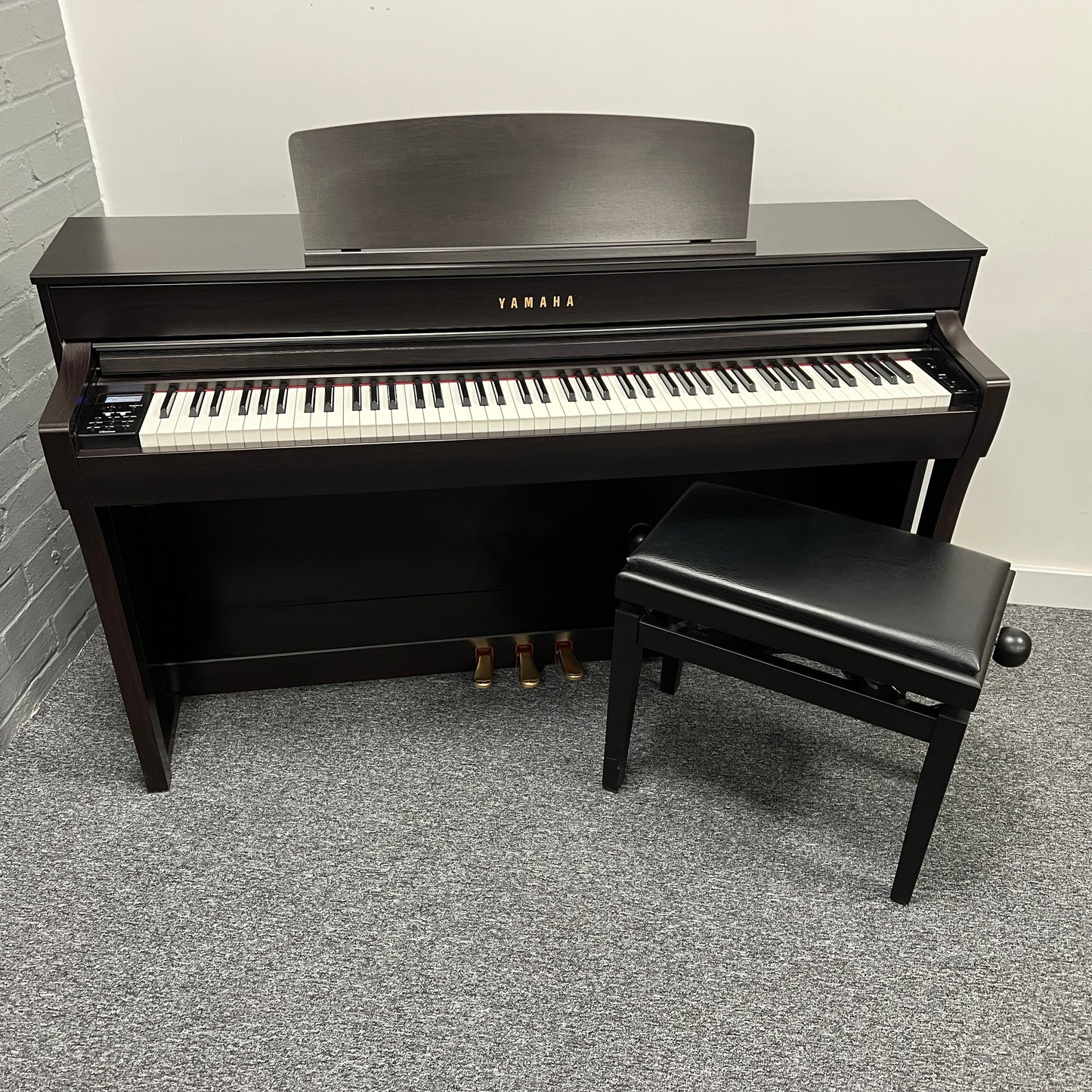Yamaha CLP745 Rosewood Digital Piano With Matching Stool; Serial No: BCDP01036 | Second Hand
