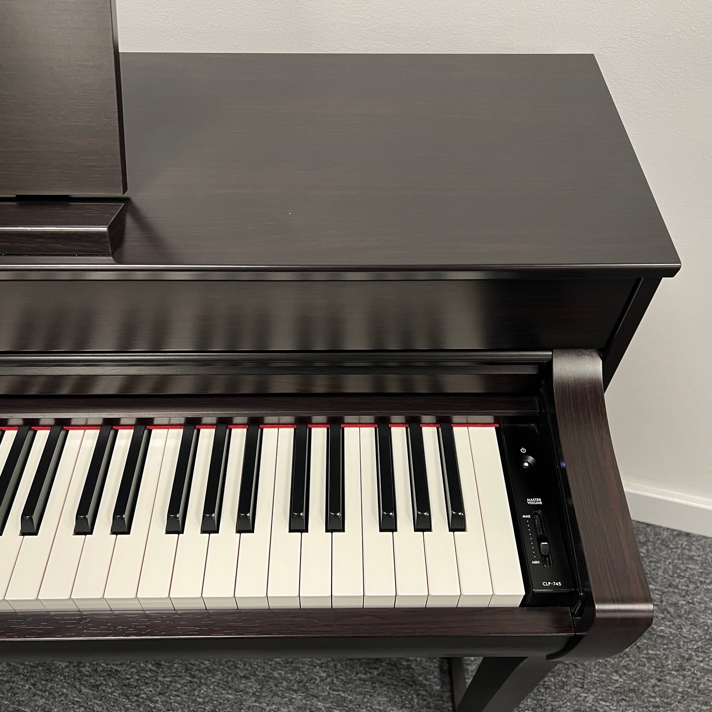 Yamaha CLP745 Rosewood Digital Piano With Matching Stool; Serial No: BCDP01036 | Second Hand
