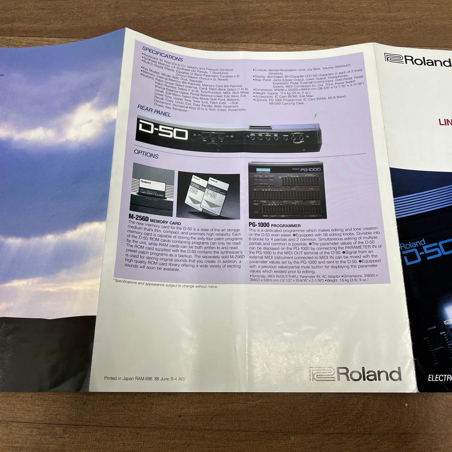 Roland; Brochure For Roland D50
