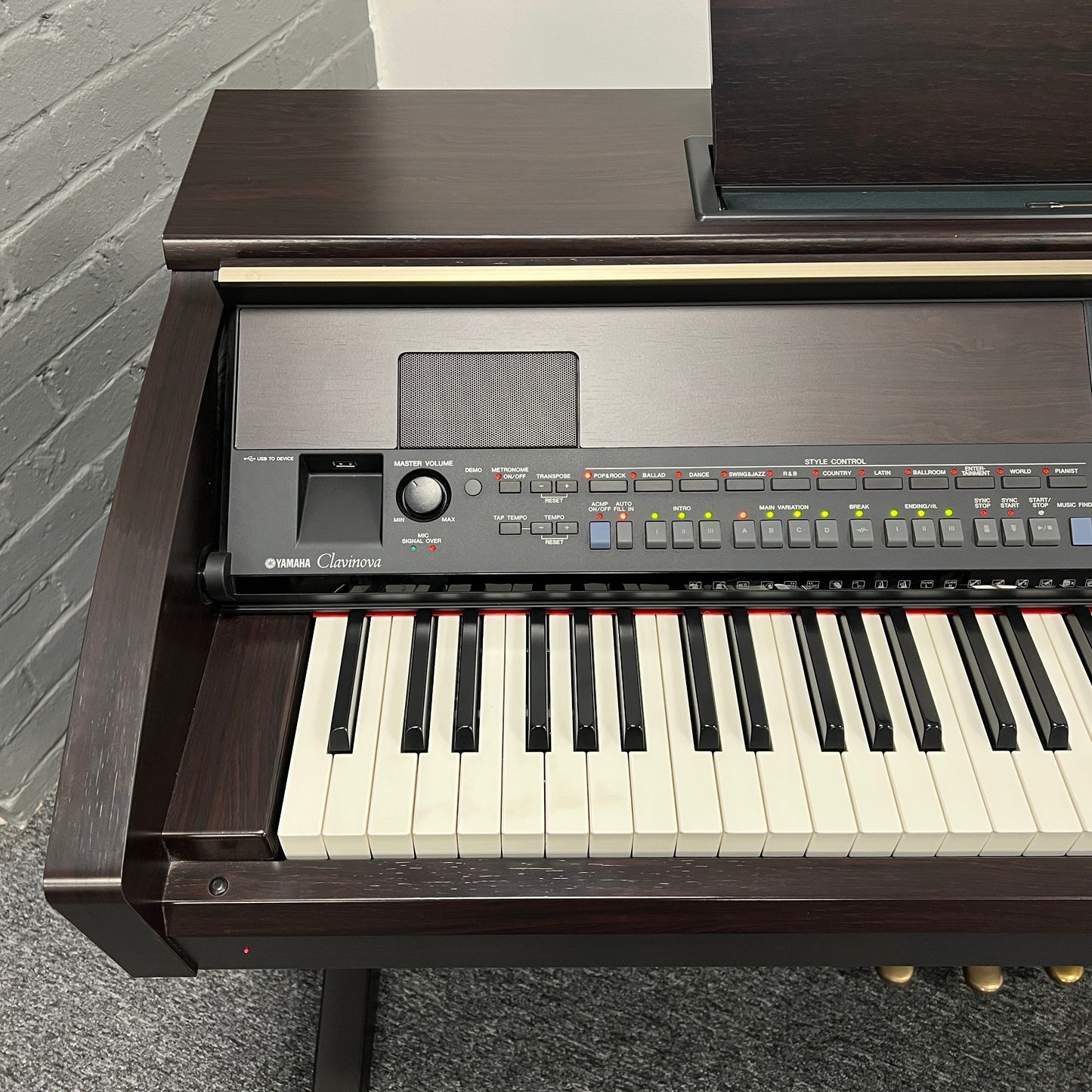 Yamaha CVP503R Rosewood Digital Piano With Matching Piano Stool; Serial No: BCQI01017 | Second Hand