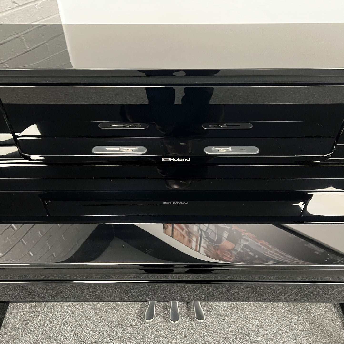 Roland LX5 PE Digital Piano With Matching Stool; Serial No: Z3R0274 | Second Hand