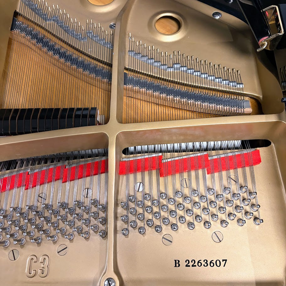 Yamaha C3 Polished Ebony Grand Piano Serial No: B2263607 | Reconditioned