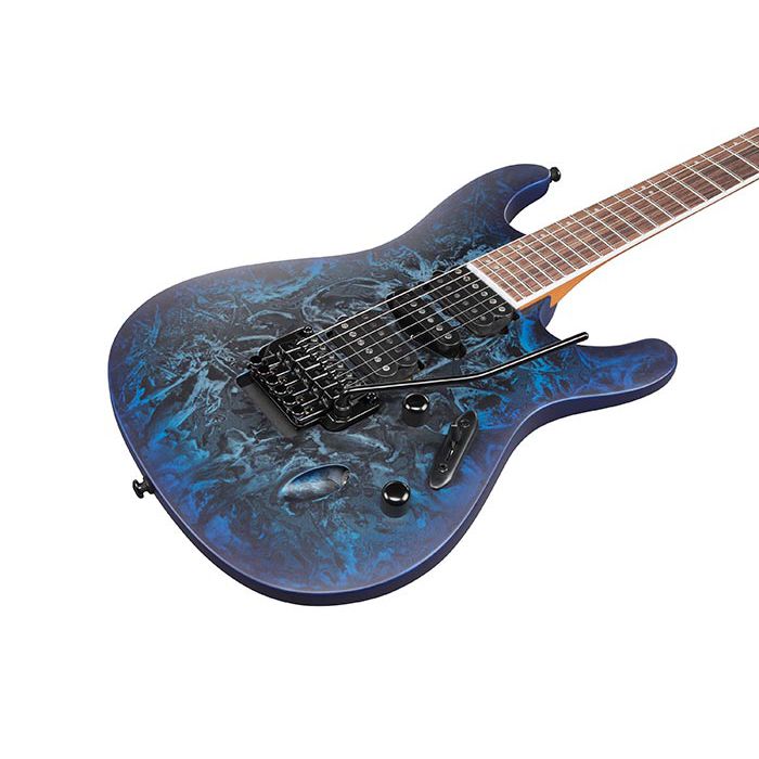 Ibanez S770-CZM Electric Guitar; Cosmic Blue Frozen Matte