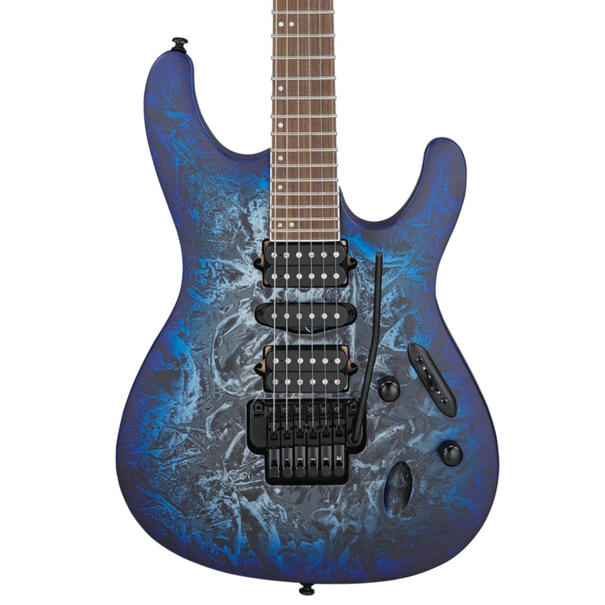Ibanez S770-CZM Electric Guitar; Cosmic Blue Frozen Matte