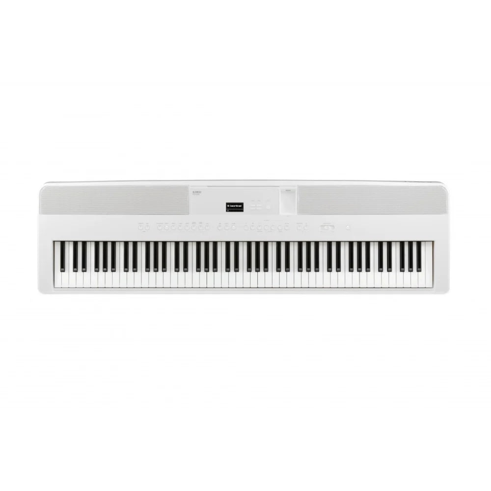Kawai ES520 Portable Digital Piano; White Stand & Bench Bundle