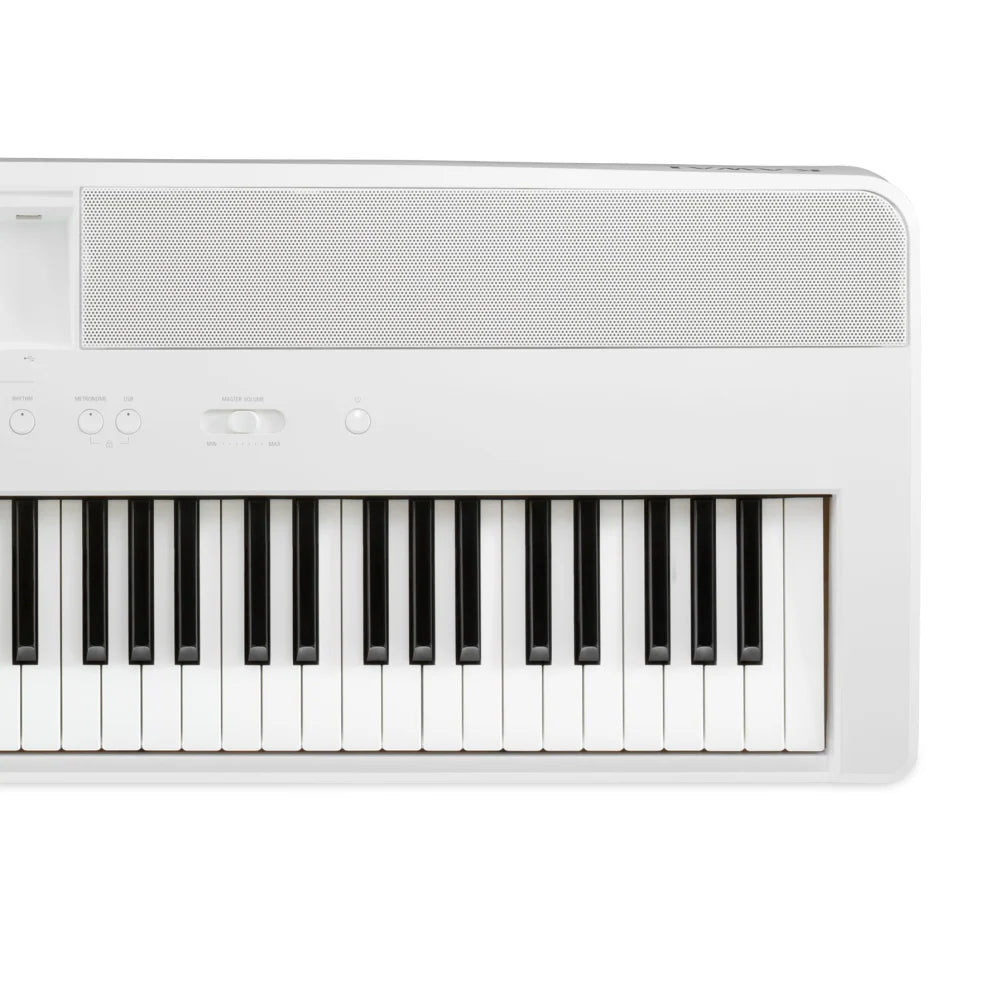 Kawai ES520 Portable Digital Piano; White Stand & Bench Bundle