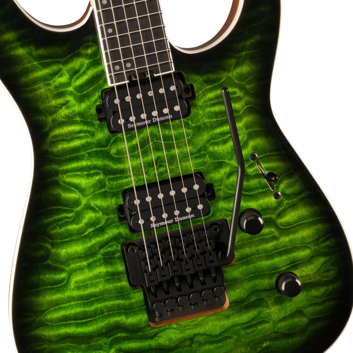 Jackson Pro Plus Series Dinky DKAQ Electric Guitar; Emerald Green