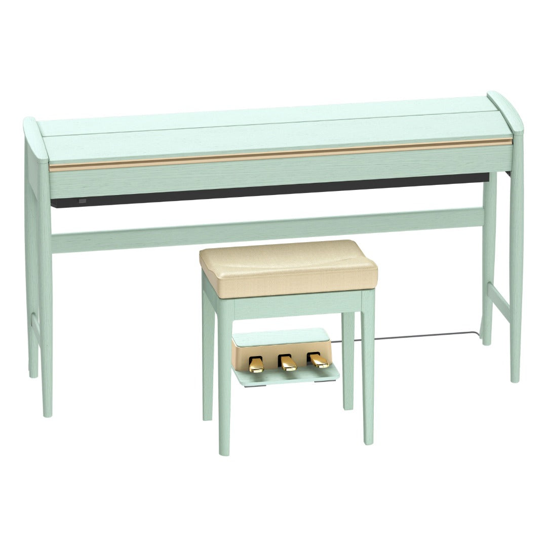 Roland Kiyola KF-20 Celadon Green | Premium Bundle Incl RH300 Headphones & Bench