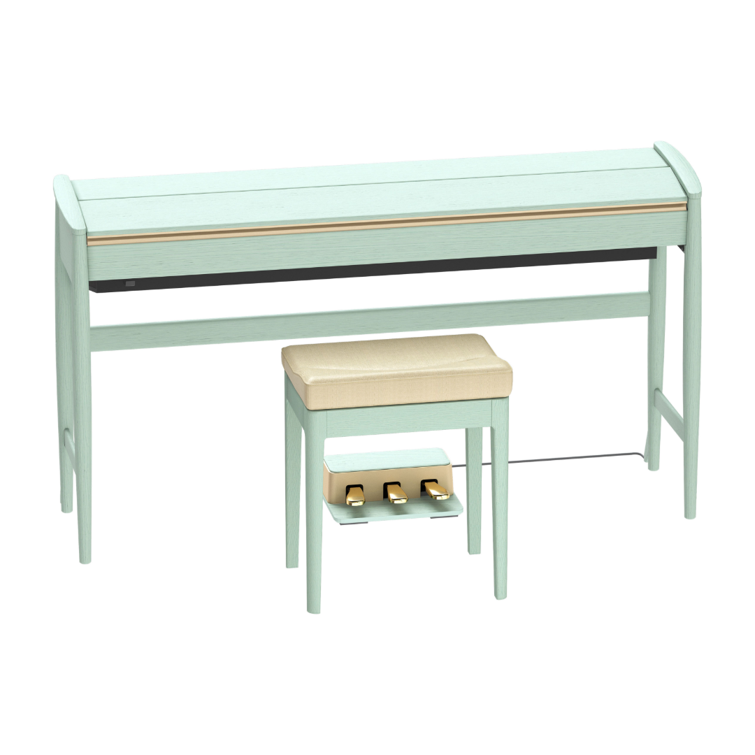 Roland Kiyola KF-20 Celadon Green | Value Bundle Incl RH5 Headphones & Bench