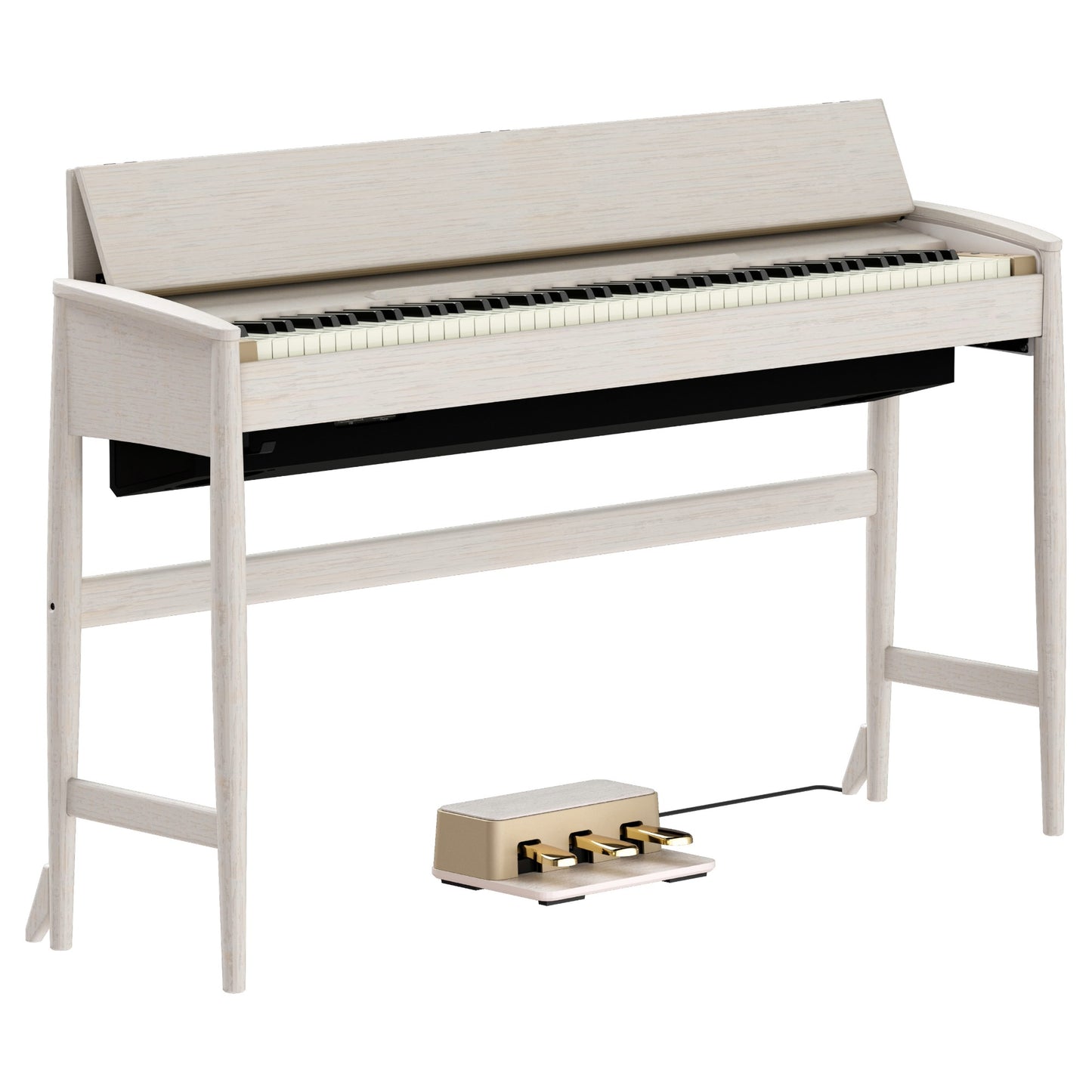 Roland Kiyola KF-20 Sheer White | Premium Bundle Incl RH300 Headphones & Bench