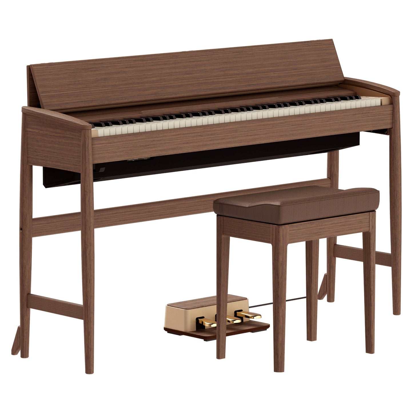 Roland Kiyola KF-20 Walnut | Value Bundle Incl RH5 Headphones & Bench