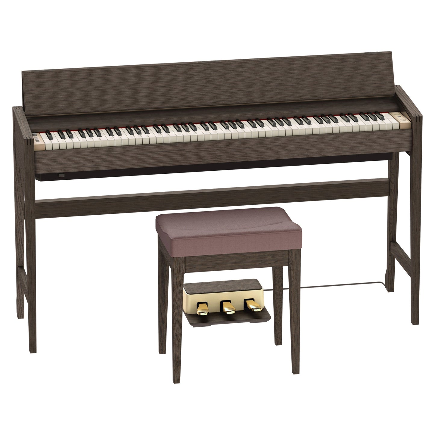 Roland Kiyola KF-25 Smoked Oak | Bundle including matching bench