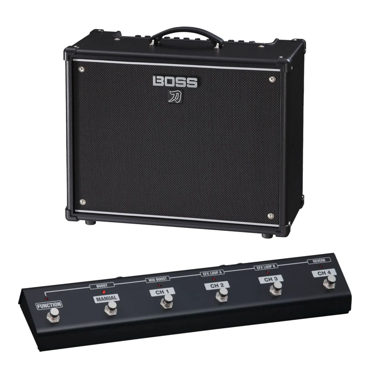 Boss KATANA 100 GEN 3 Guitar Amp Bundle With GA-FC Footswitch
