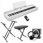 Kawai ES520 Digital Piano; White Upgraded Package