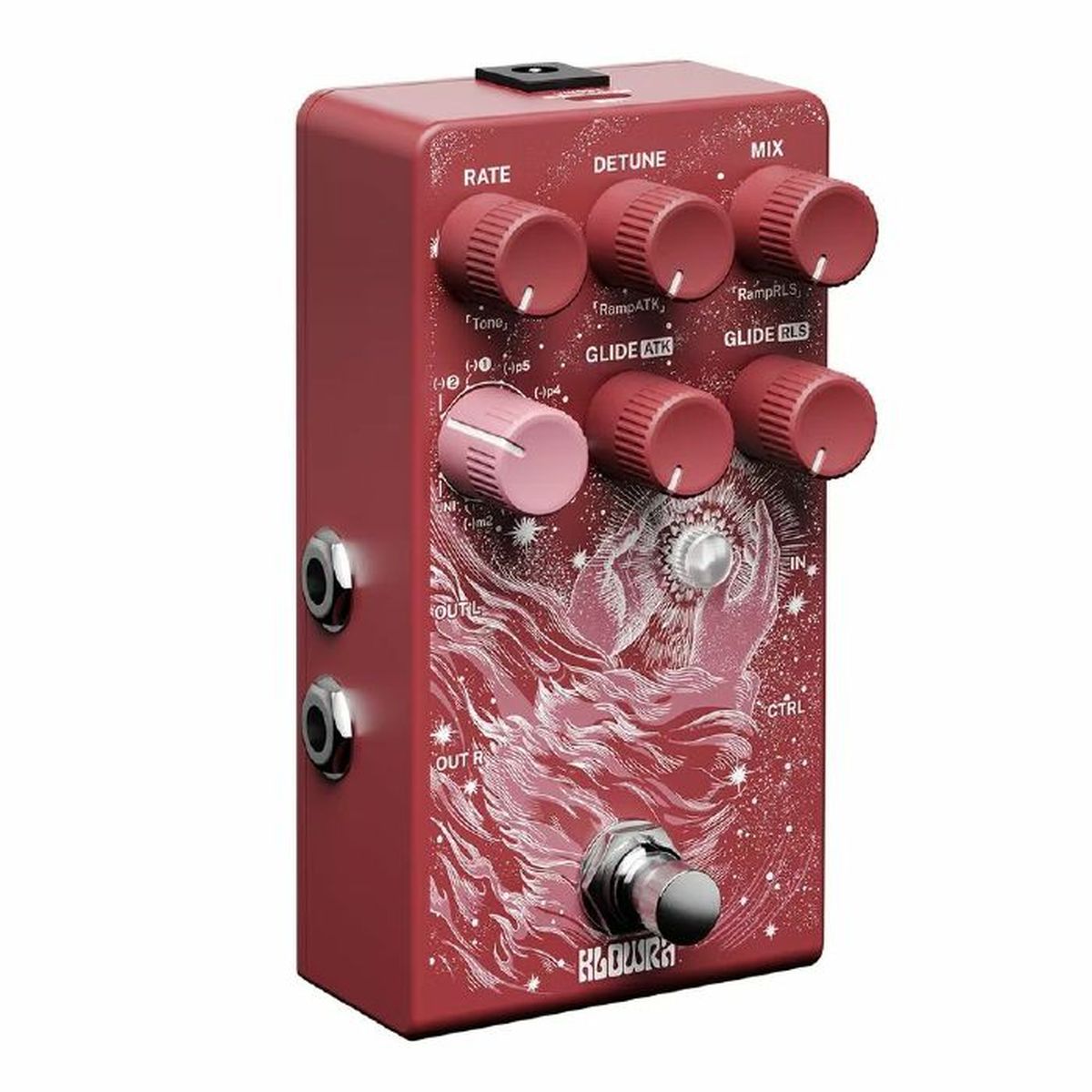 Klowra Effects Vein Pitch Shifter Pedal | With FREE Pedal Topper