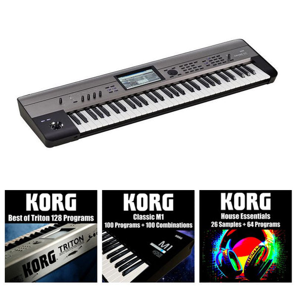 Korg Krome EX61 Expanded Music Workstation | Incl M1, Triton, & House Essentials Sound Packs