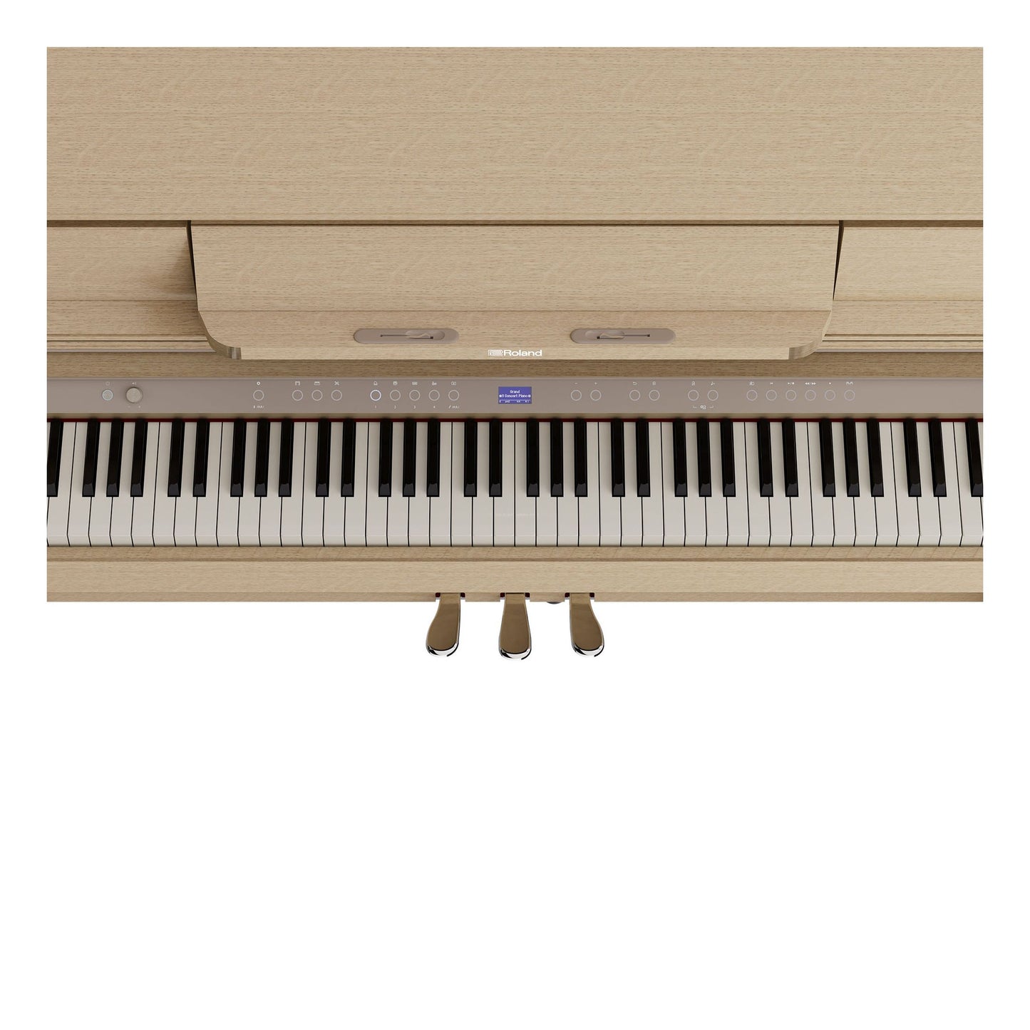 Roland LX5 Digital Piano Branded Package; Light Oak