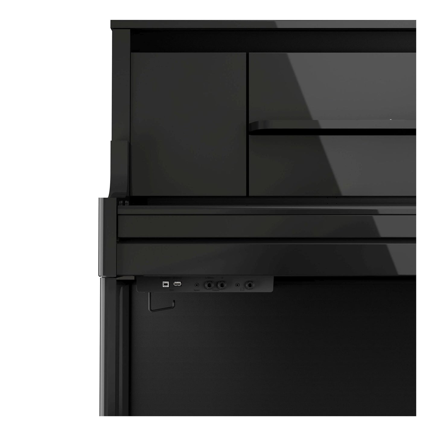 Roland LX9 Digital Piano Concert Package; Polished Ebony