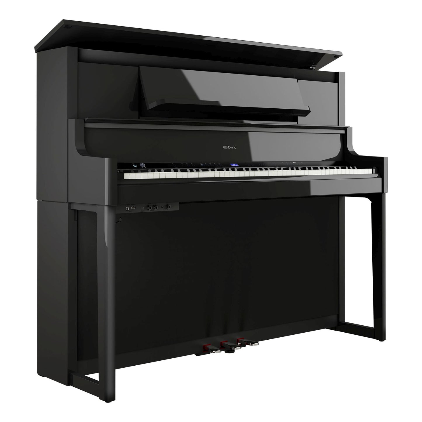 Roland LX9 Digital Piano Branded Package; Polished Ebony