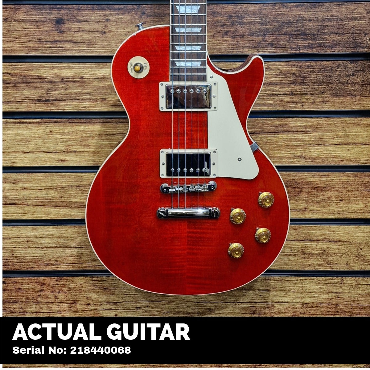 Gibson Les Paul Standard 50s Figured Top 60s Cherry | With 3 FREE Maestro Effects Pedals