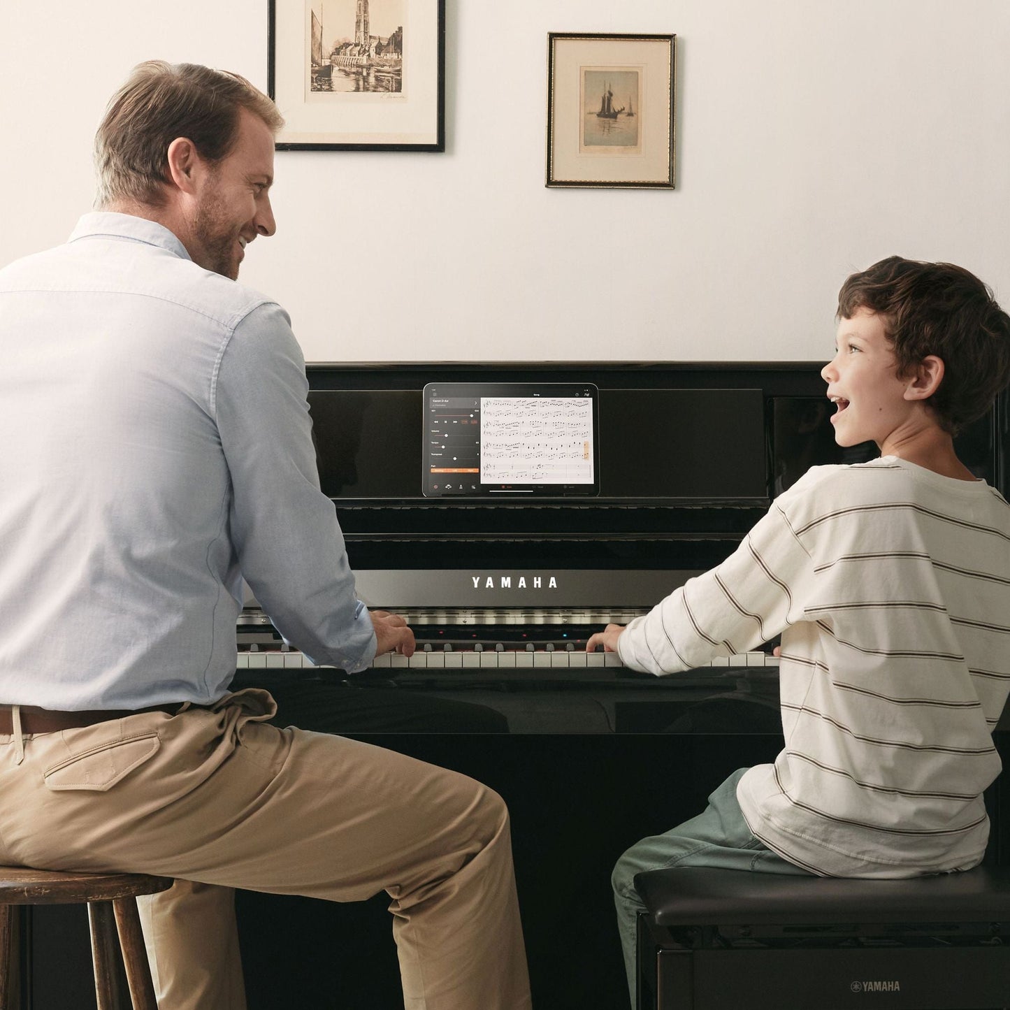 Yamaha CSP295 Digital Smart Piano; Polished White