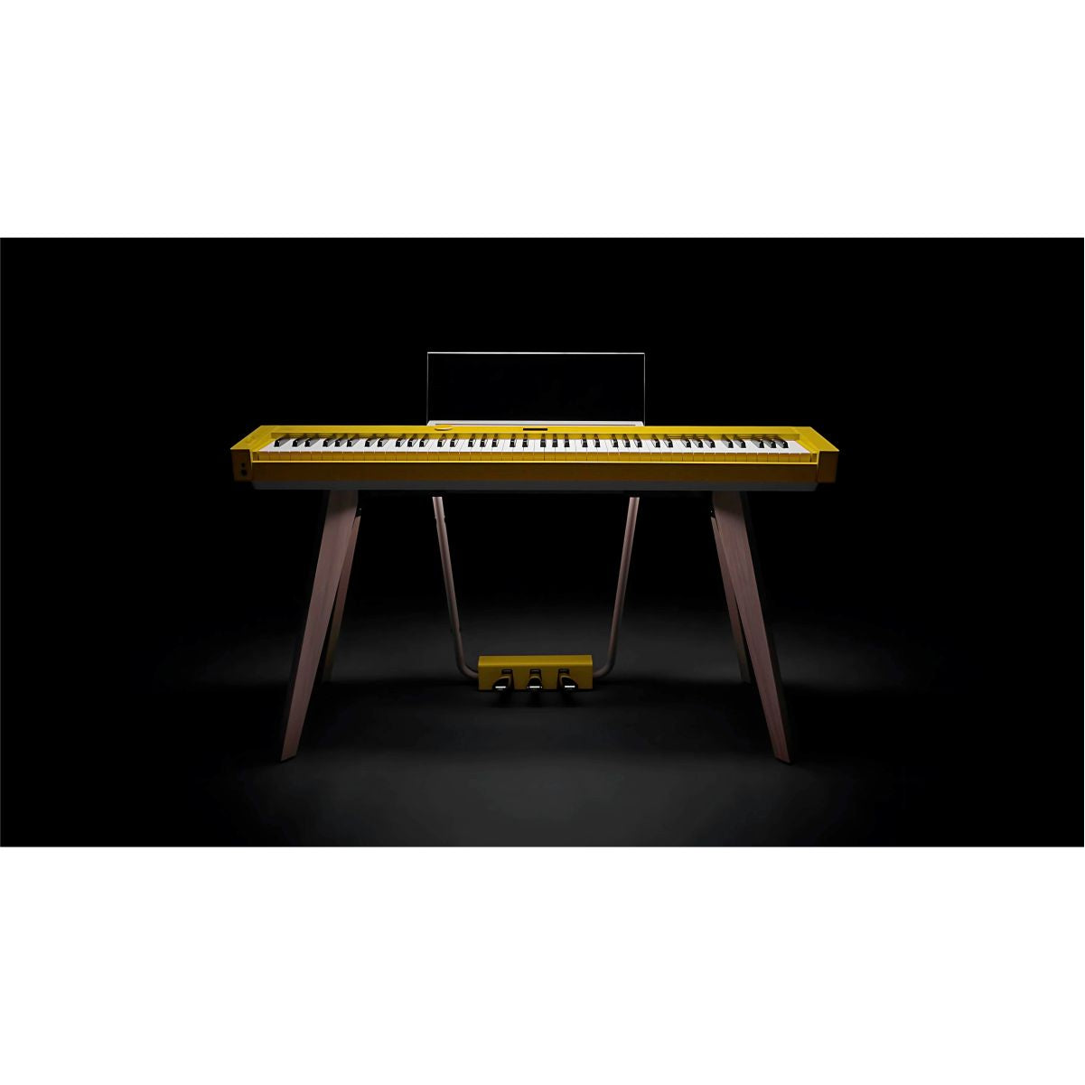 Casio Privia PX-S7000 Digital Piano with Wooden Keys; Harmonius Mustard