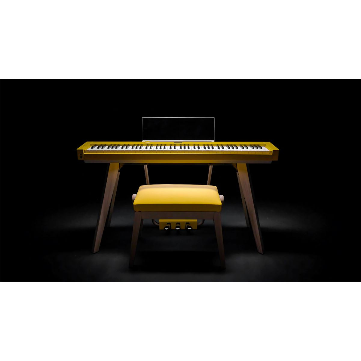 Casio Privia PX-S7000 Digital Piano with Wooden Keys; Harmonius Mustard