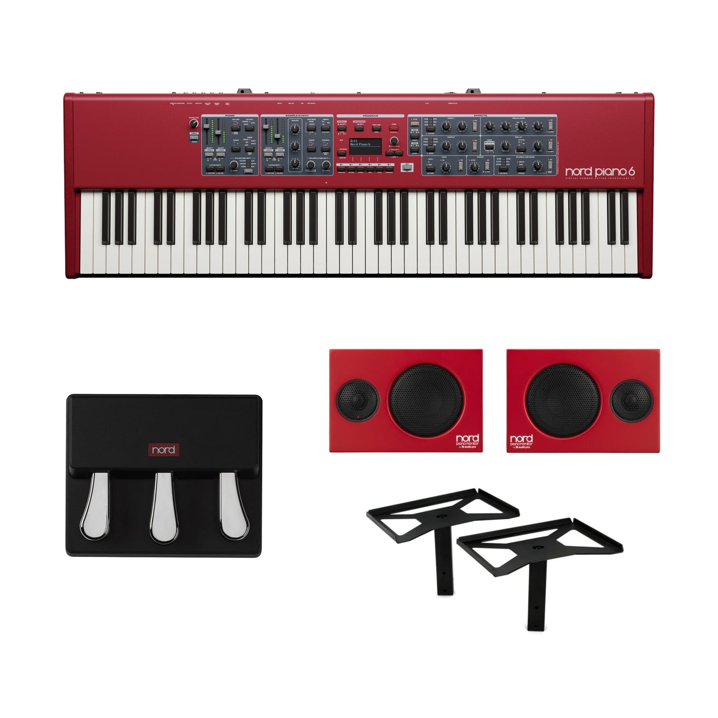 Nord Piano 6 73 Bundle Incl Monitor Speakers