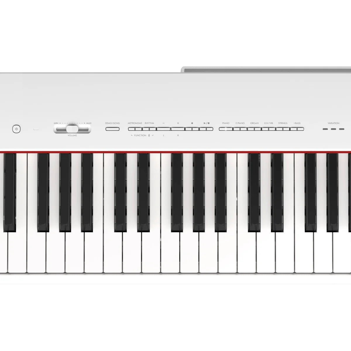 Yamaha P225 Portable Digital Piano; White Stand & Bench Bundle